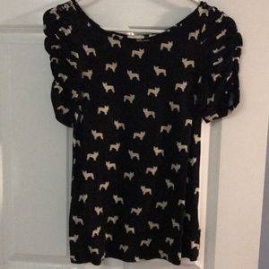 Anthropologie Dog shirt